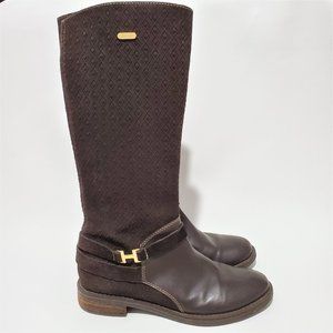 BOSI Brown Leather/Suede Boots US6 EU36